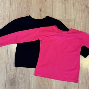 🩷 Black and Pink Long Sleeve Shirts 🩷